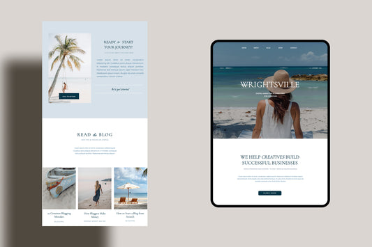 FREE Showit Website Template