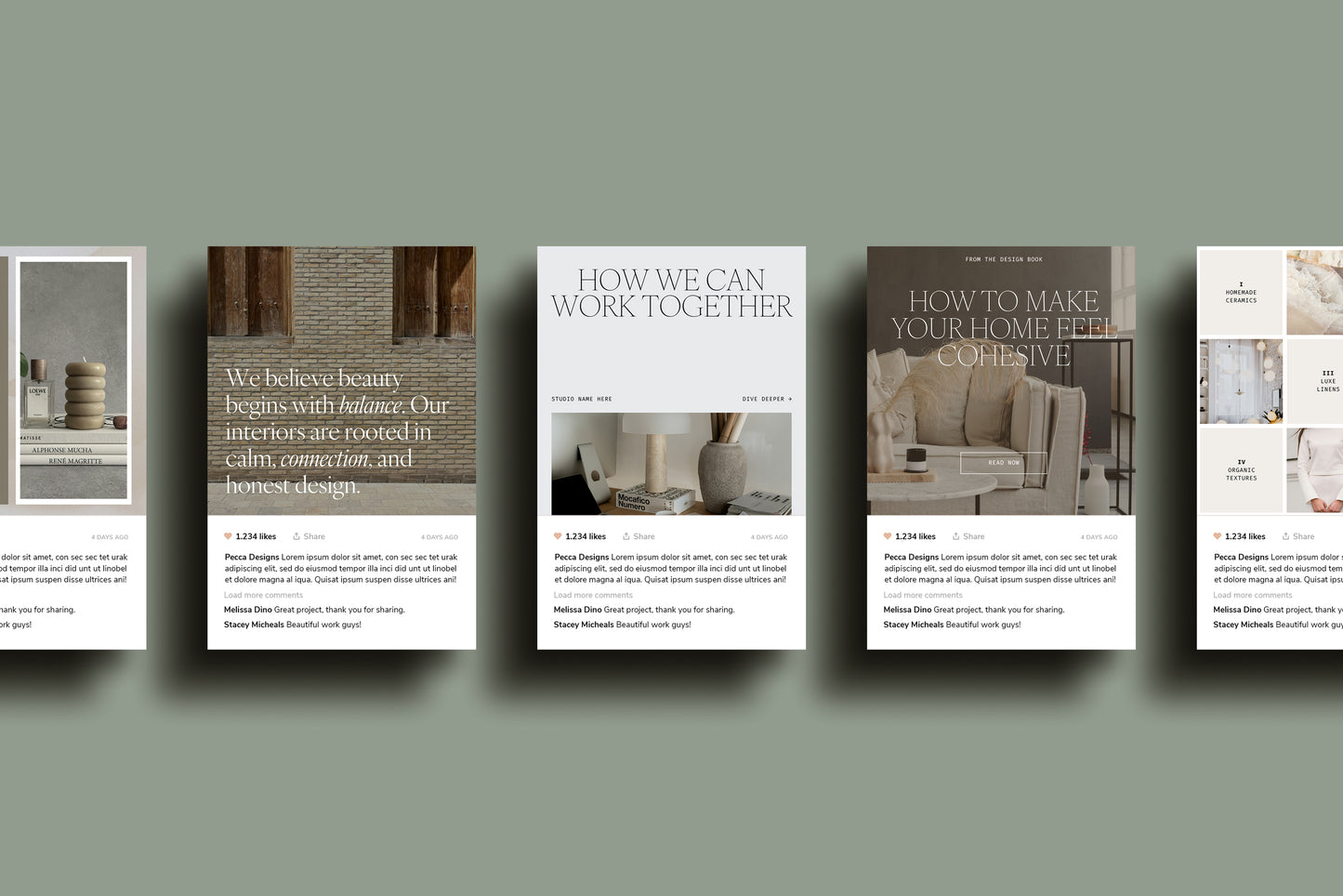 row of canva templates 