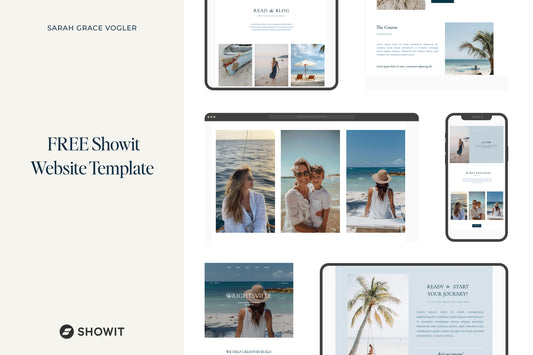 FREE Showit Website Template